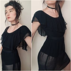 100% Silk Sheer Shell dress